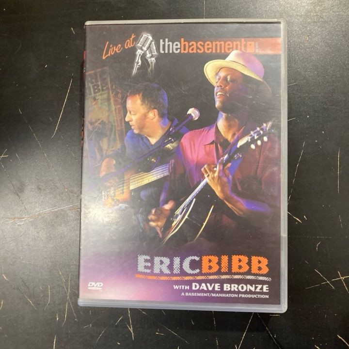 Eric Bibb With Dave Bronze - Live At The Basement DVD (VG/VG+) -blues-